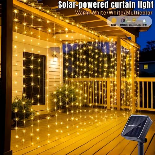 outdoor solar decorative lights 200 300 leds with 8 an for embellishing gardens courtyards or decorating wedding birthday and other party scenes