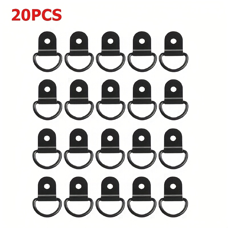 E-shop 50 Stück / 20 Stück D-Typ Zugösen, Bilderrahmen, Wohnaccessoires, Ölgemälde, Blumentöpfe, Mehrzweckzubehör für LKW, Anhänger, Wohnmobile,