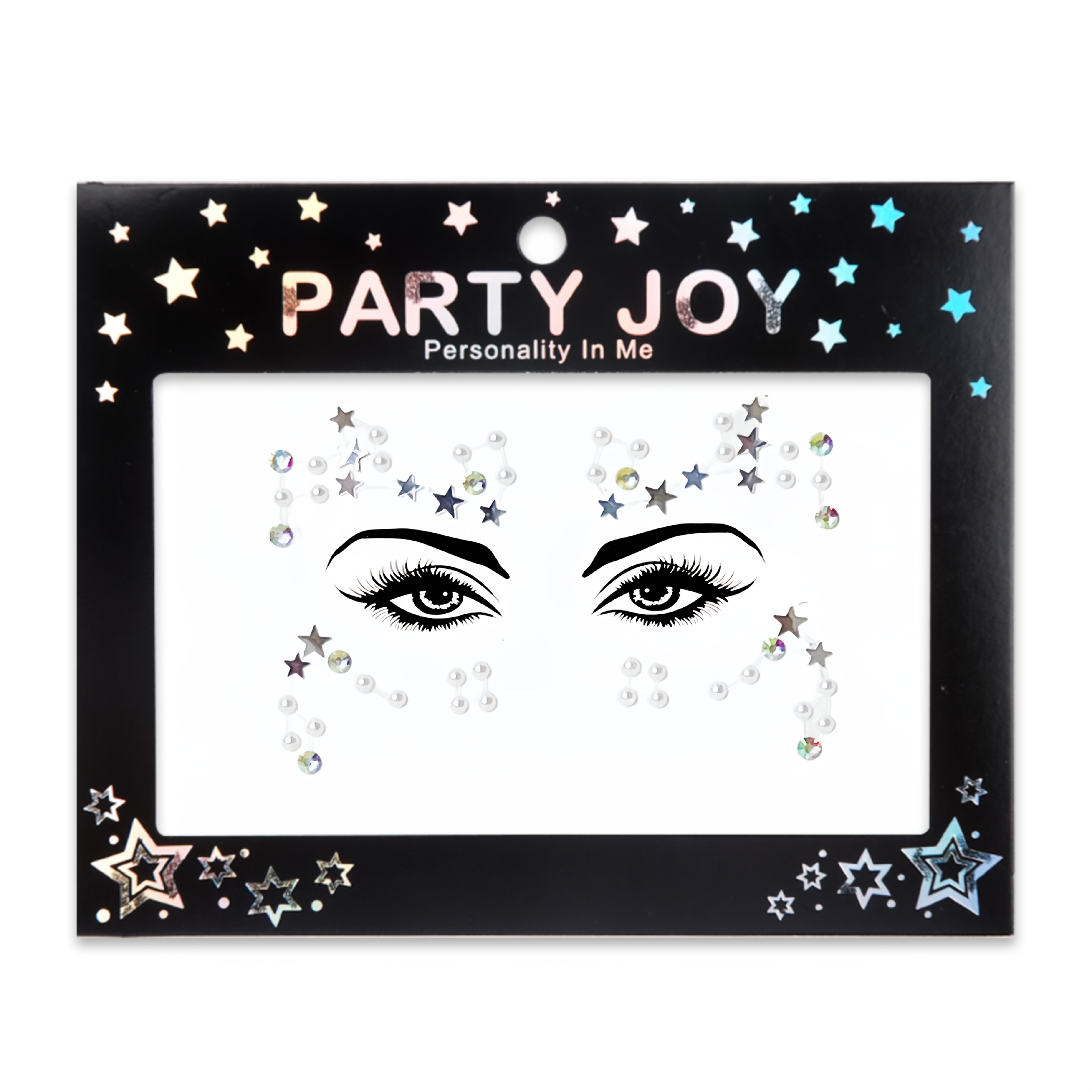 Image of Face Stickers, Forest Stickers, Shiny Body And Face Stickers, Suitable For Parties And Celebrations, Art Decorations For Hair And Nails