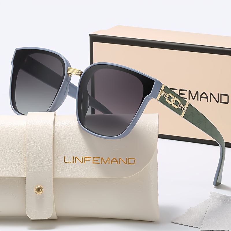 LINFEMAND Classic Cat-Eye Fashion Multi-Color Lens Stylish Decorative Glasses for Men and Women, Perfect for Daily Wear or Holiday Gifts,christmas gift ideas