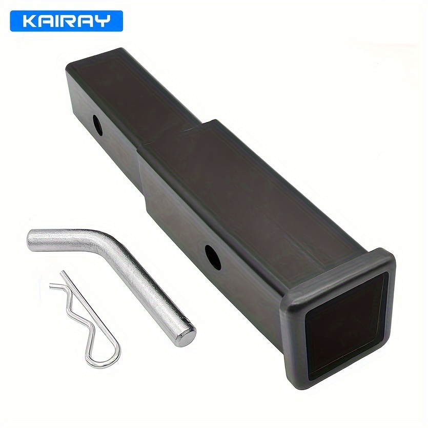 

Kairay Trailer Hitch Extension, 2 Inch Receiver Tube Extender, 7 Inch Extension Length, With 5/8 Inch Hitch Pin And Clips, 3500 Lbs Gtw