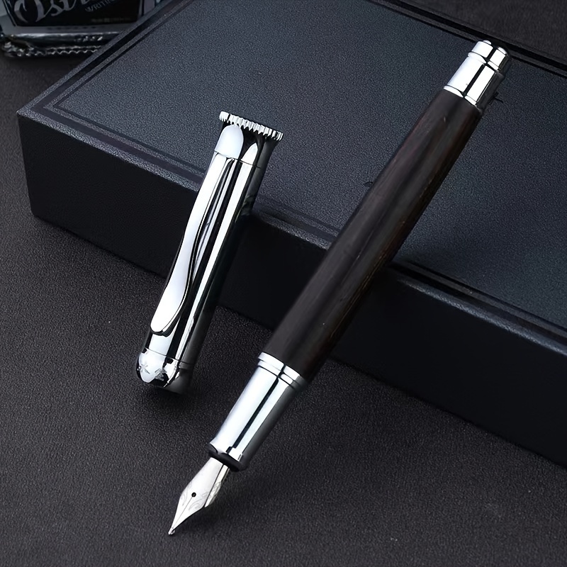 1pc Fountain Pen With A Hand-polished Nib, Suitable For Men And , Calligraphy, And High-end Adult Handwriting Practice (excluding Ink)