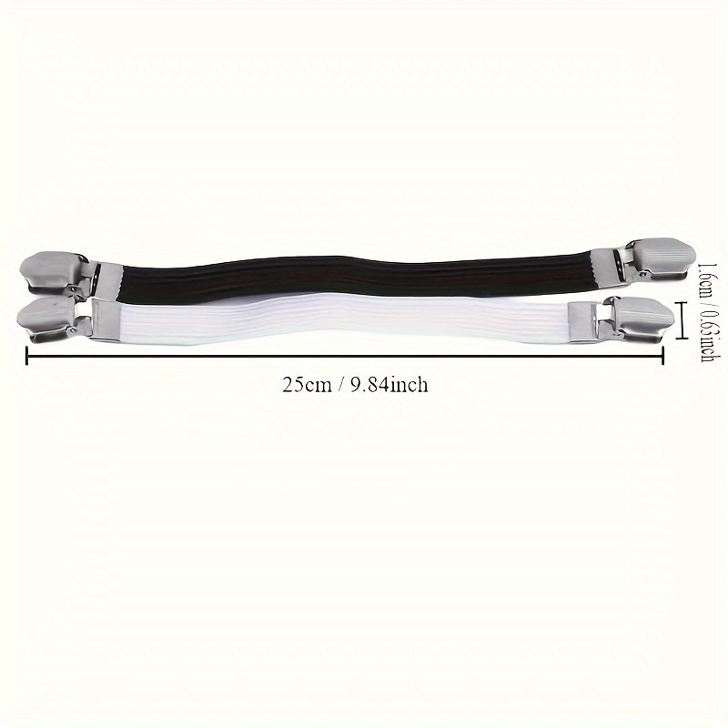 garter belt and stocking 4 Pcs Bed Sheet Garters Straps Fastening Belt with Hooks Grippers Clasp main image 1