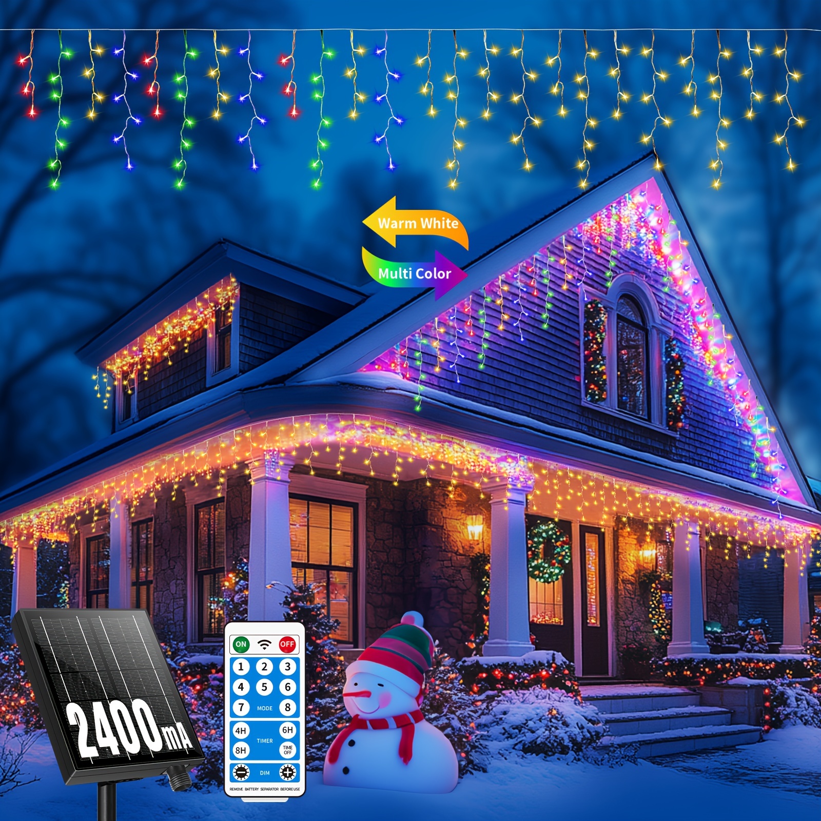 76 4ft 600led 2400ma   christmas   string     usb rechargeable 8           for xmas           details 2