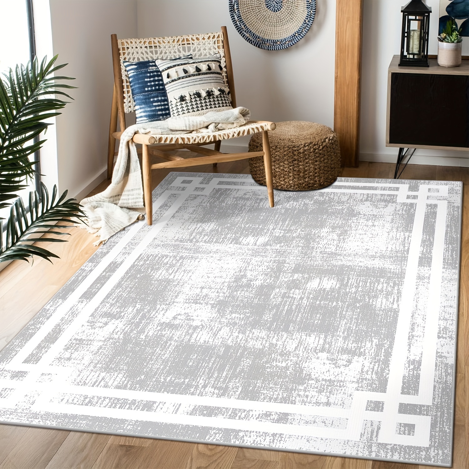 1pc newest Tie-dye Printing Carpet, Gradient Silk Soft Plush Living Room Bedside Rug