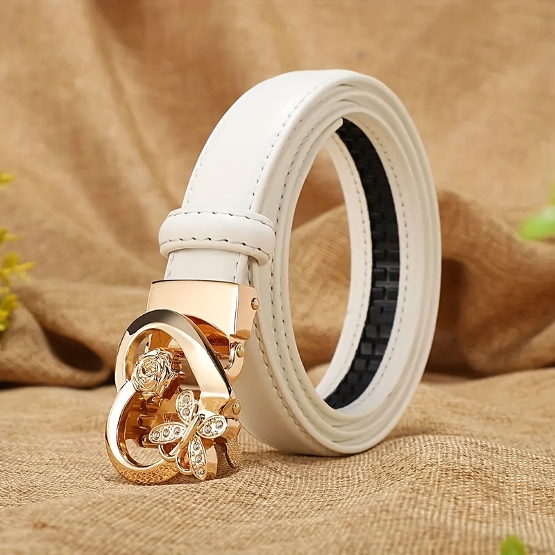 Image of New Belts Women Luxury Famous Brand Designer Female Belt Candy Color High Quality Dress Automatic Lb2202