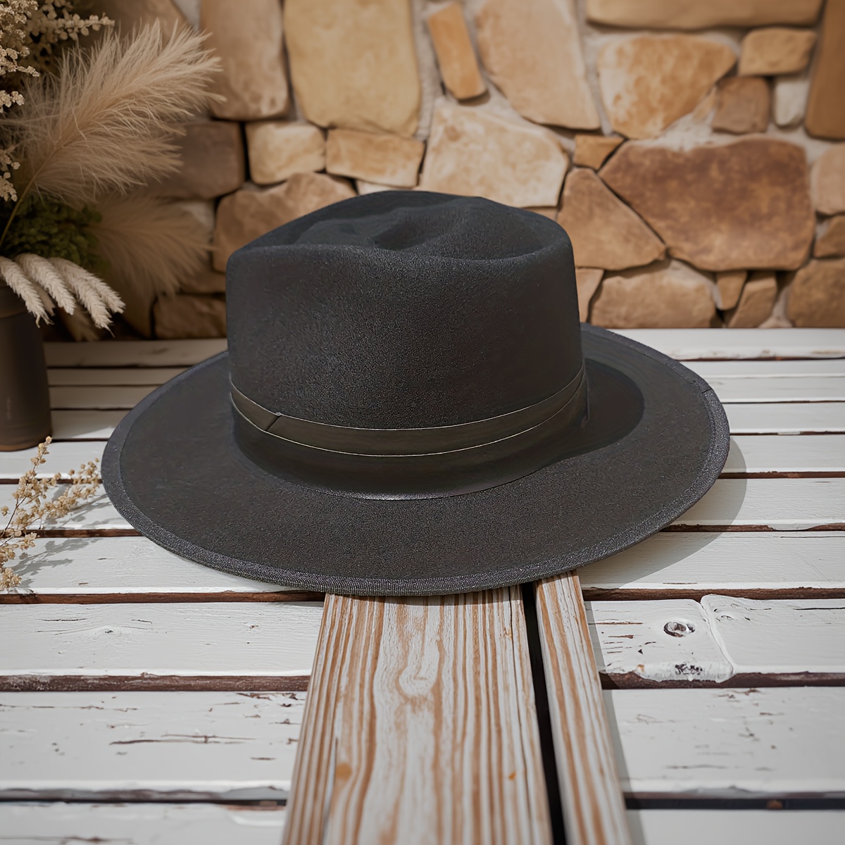 Black Boho Panama Silver Skull Hat With Wide Brim, Fedora Hat, Spring Summer 419FXnOB+xL._AC_UY1000_.jpg main image 4