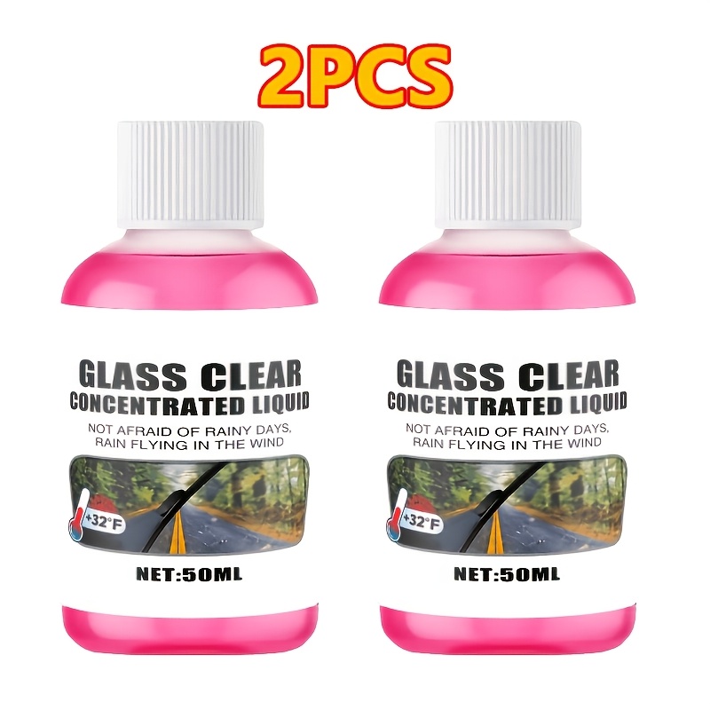 2pcs Nano Glass Anti-rain Agent, Anti-rain And Spray For Car Glass, Helmet, Windshield And Interior Glass