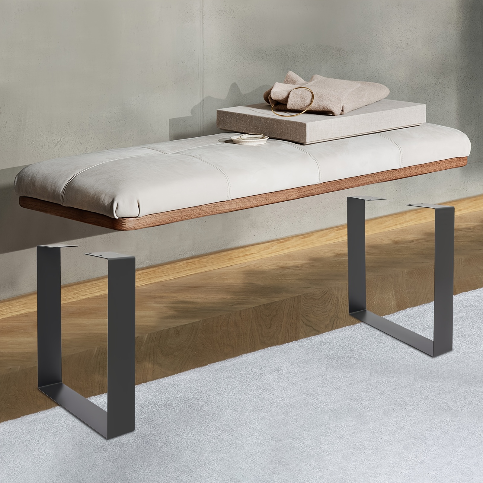 Image of 2pcs Table Legs, 2pcs Table Frame, Table Leg For Coffee Table Dining Table