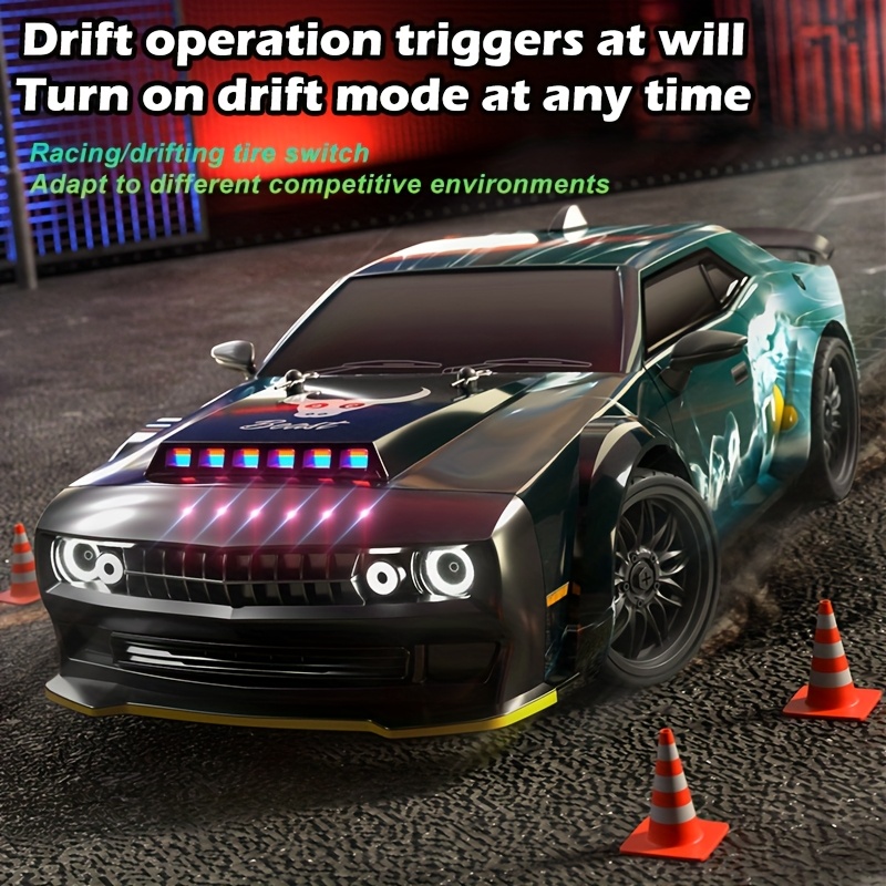 1:16 RC Car 45+MPH High-Speed, Full Proportional Throttle/Steering, Spring Suspension, Emergency Brake & Reverse, 30 Min Runtime, Charge Protection, Drift Racing, Off-Road Gifts for Adults