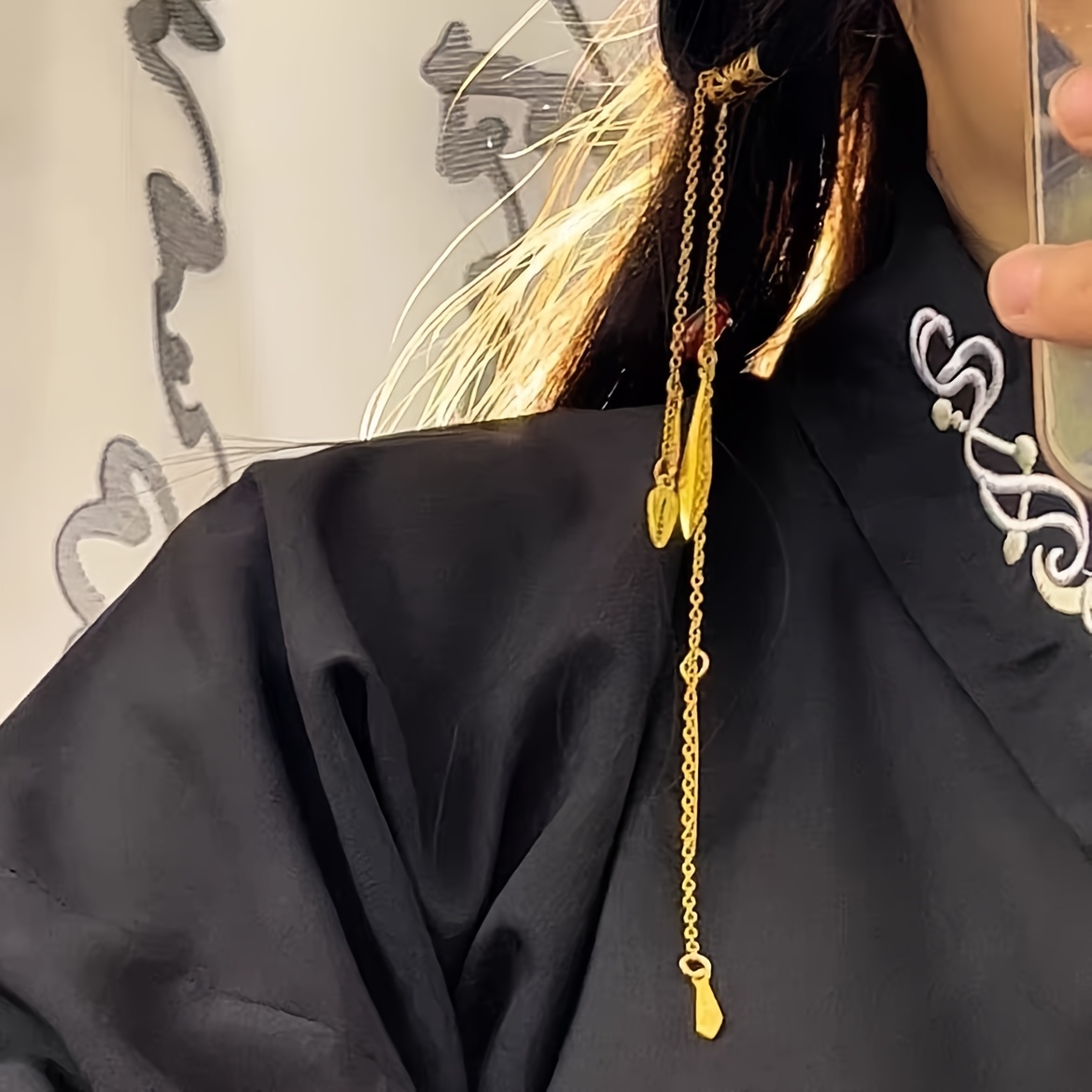 Image of A Set Of Four-piece Hair Additions, Vintage Style, Versatile, Unisex Hair Additions T43