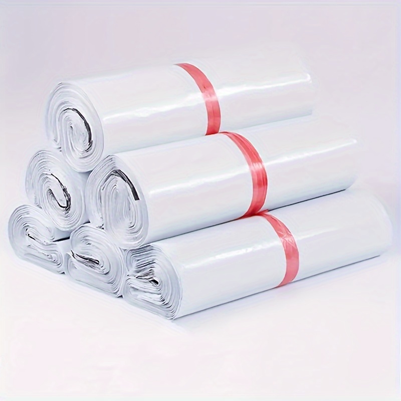 

100pcs Shipping Bags For Packing Courier Bag Self-adhesive Seal White Mailing Bags Envelope Storage Bag