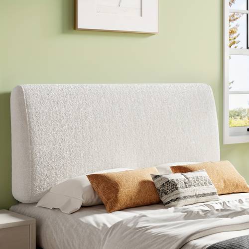 upholstered headboard for queen king full size bed no damage on walls 4 7 inch modern headboard set up headboard for 8 14 inch mattress linen or teddy velvet for sleep