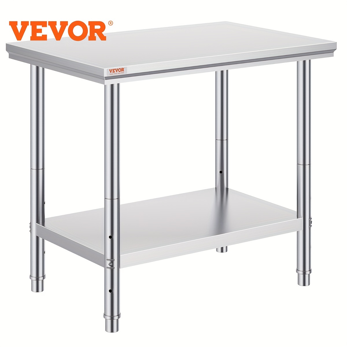 

Table de en de commerciale en inoxydable Vevor de 24 x 36 x 32 pouces pieds réglables , et hôtel : Industriel et scientifique