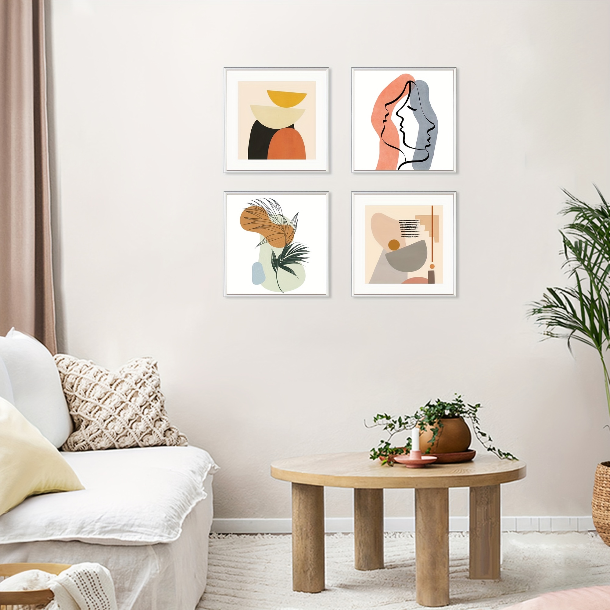 Classic Aluminum Photo Frames Square Wall Tabletop Picture Temu