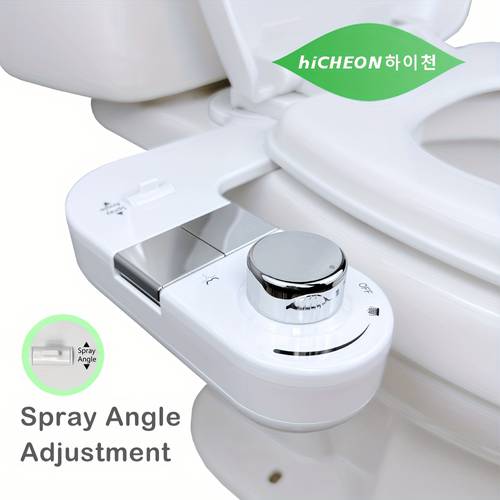 bidet for toilet bidet attachment nozzle angle adjustable water sprayer bidet toilet seat with nozzle self cleaning rear and front wash metal adapter and pipe bedits