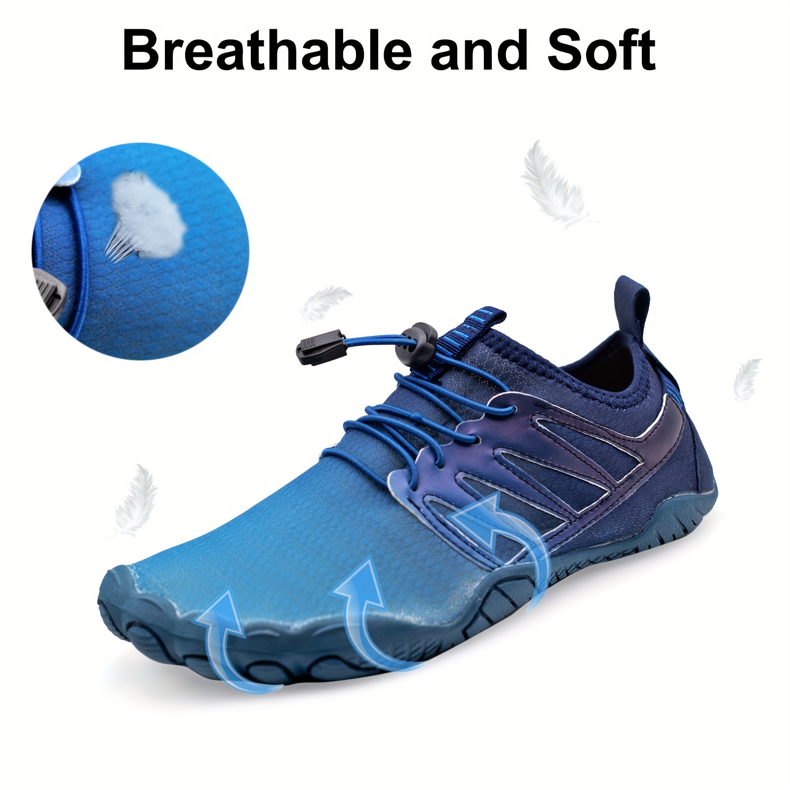 Wading shoes lace-up outdoor sports shoes for men and women alike comfortable and lightweight four seasons can be worn