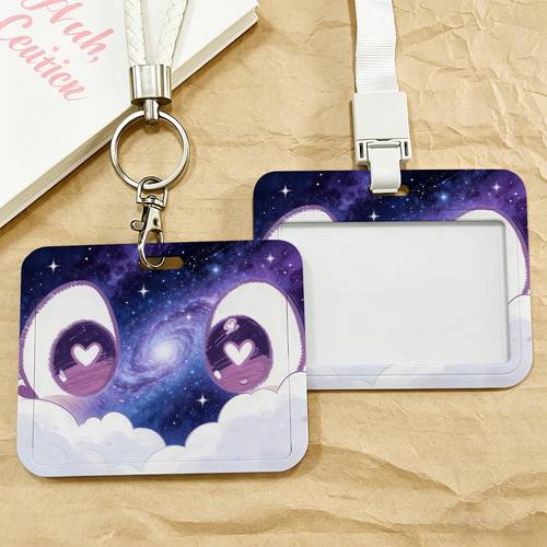 imagen del artículo el diseño de cordón plegable con y cordón reemplazable, de de 2d, el soporte horizontal para tarjetas es para tarjetas de identificación, trabajadores de , enfermeras, médicos, educadores y , regalos de vacaciones para hombres y mujeres
