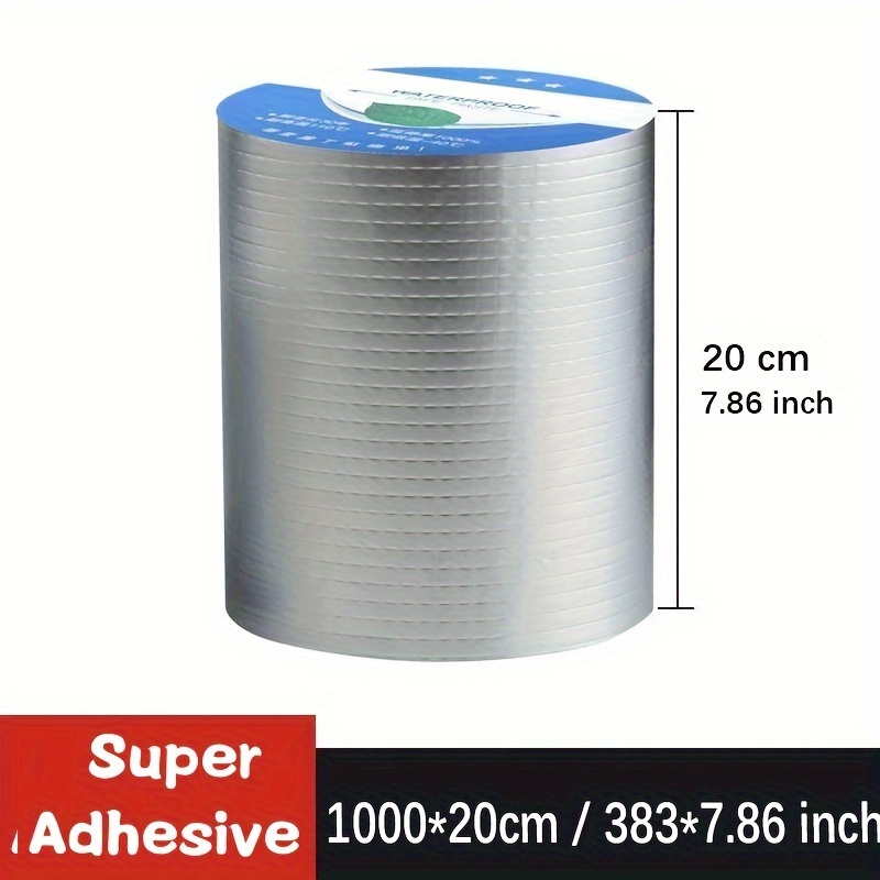 1 Roll Super Adhesive Waterproof Butyl Tape, Heat Resistant Leakproof Seal For Roofs Pipes And Walls Patching Roof Leakage Sealing Tape