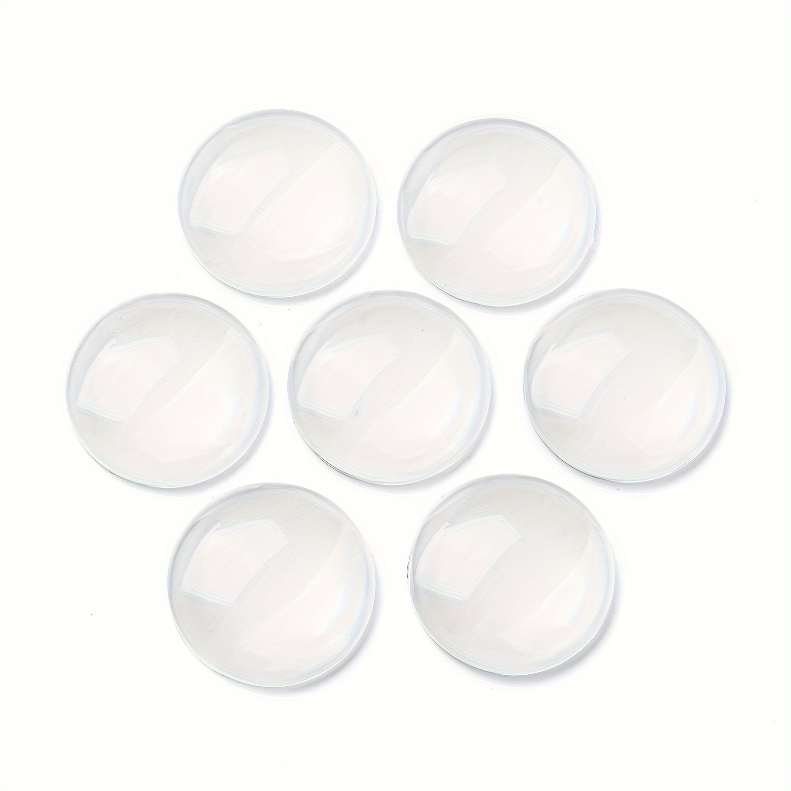 

-pack 25mm Clear Glass Cabochons, High Round Magnifying Glass Pieces For Diy Crafts, Pendant Necklace Jewelry Making