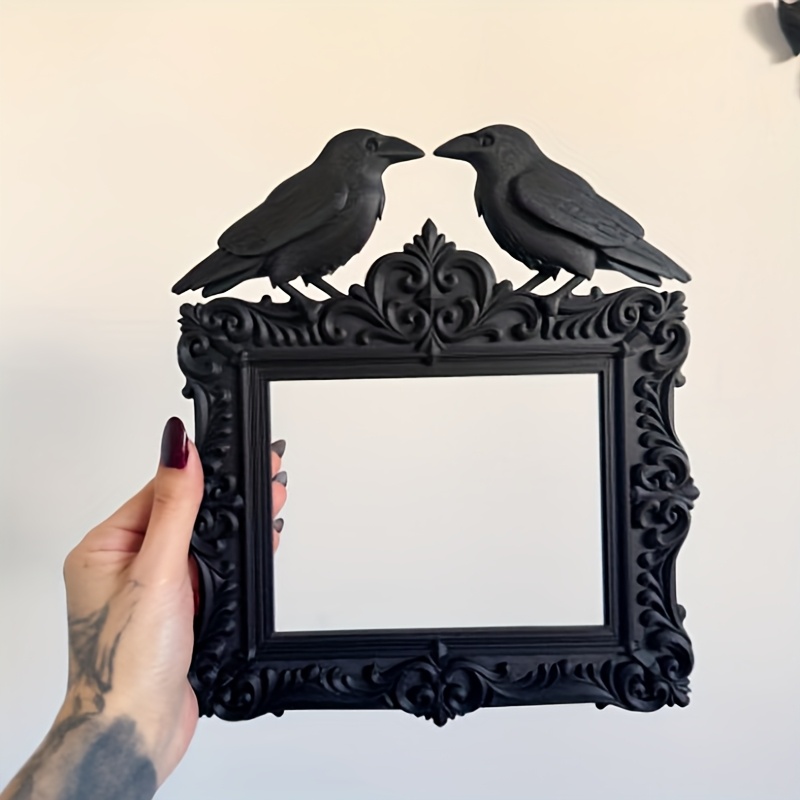 Gothic Frame With - For Vertical Rectangular Wall Or Tabletop Display, A Retro Decor, Suitable For Halloween, Birthday Party Decoration