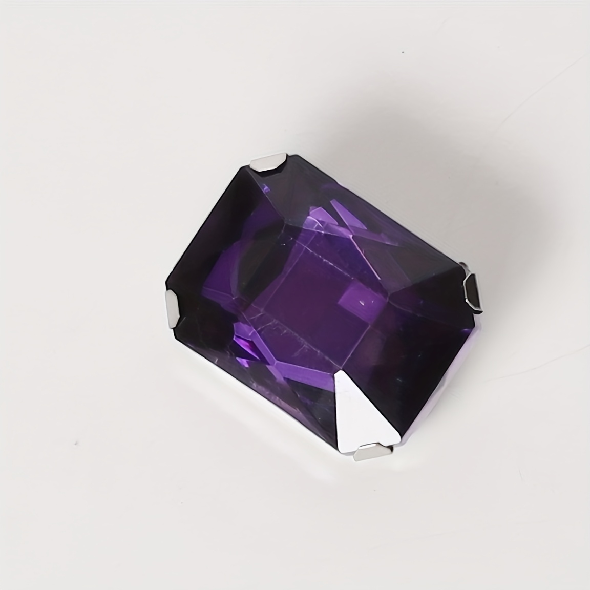 E-shop Exquisite, heiße, lila künstliche Kristall-Abnehmbare quadratische Schuhclip, High-Heel-Schuhverschluss, Sneaker-Schuhblume, leichtes