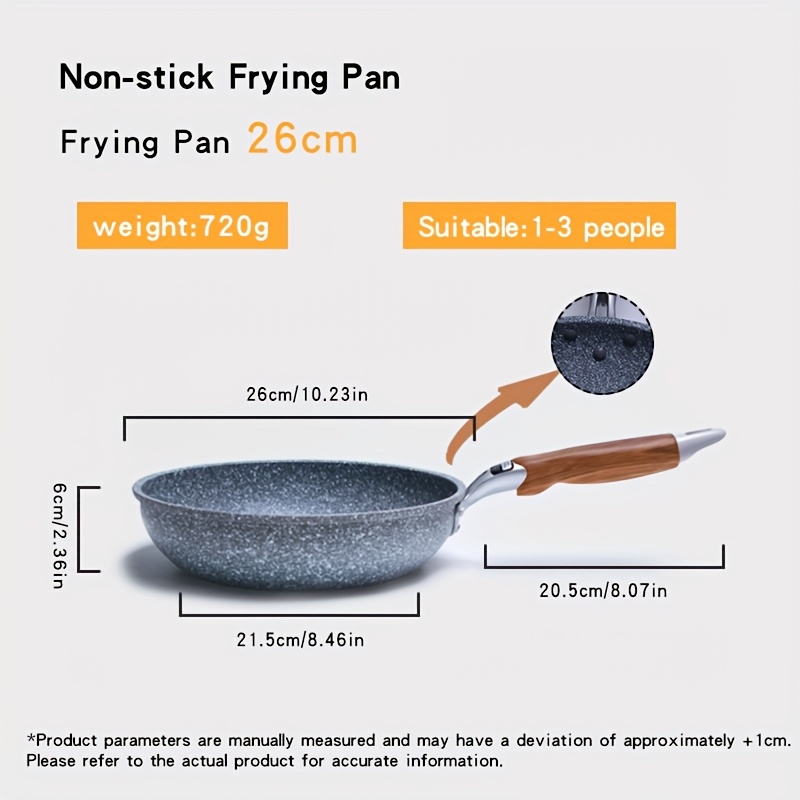 Flat Bottom Non-Stick Frying Pan for All Stovetops