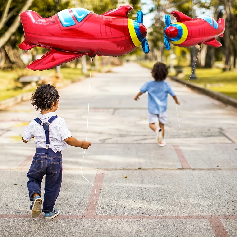 Airplane Balloons 12inch - 16pcs Blue Plane Themed Party Decorations