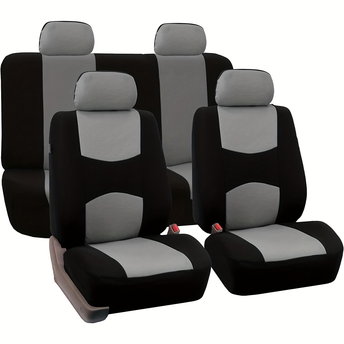 

9pcs 5-seat Car Seat Covers, Car Front Rear Seat Protector Covers For Car Christmas Gift