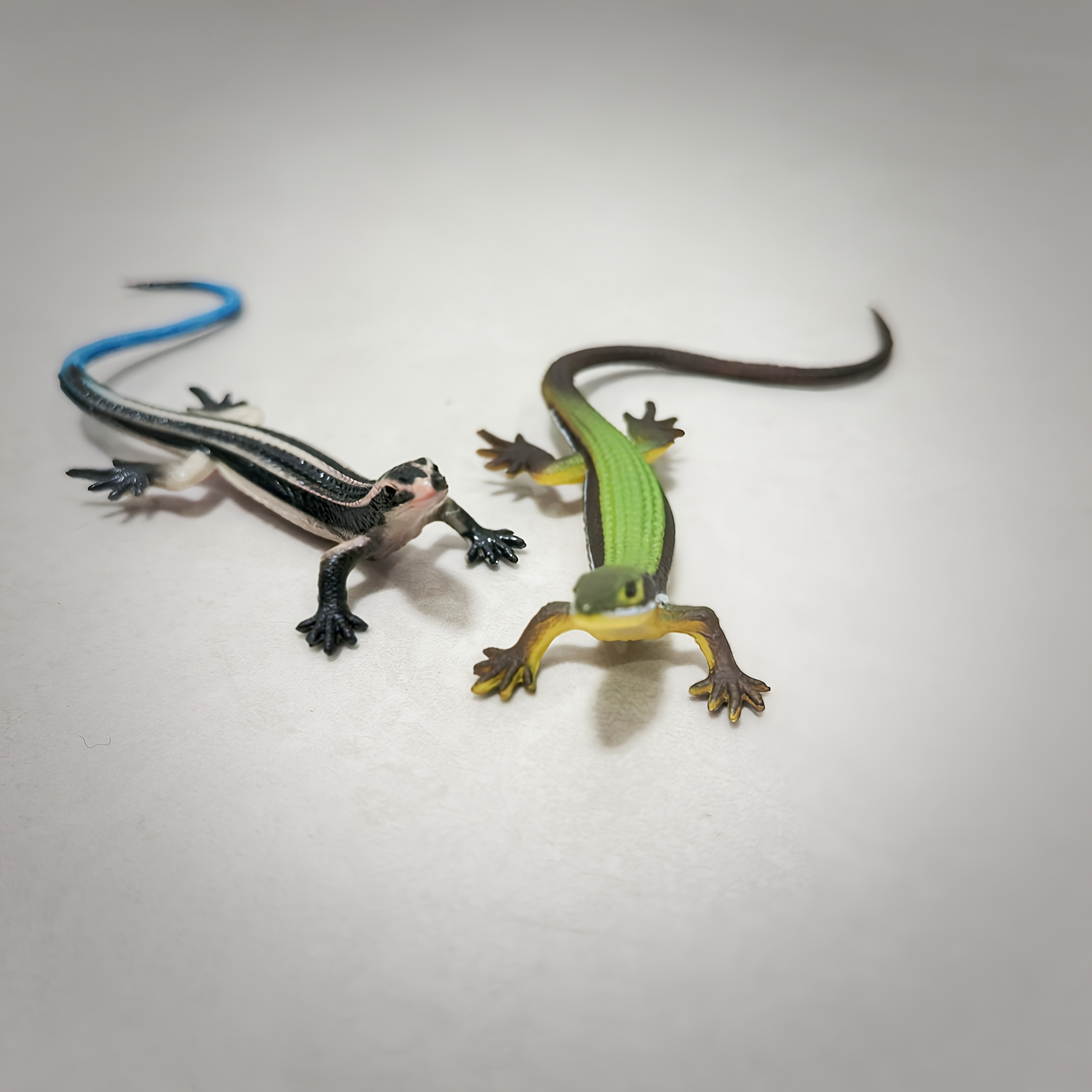 Image of 2 Lizard-shaped Cat Toys, Durable Plastic Reptiles, Suitable For Adult Cats 6 Months And Older, For Interactive Play And Exercise, No Batteries Required, Indoor Cat Toys