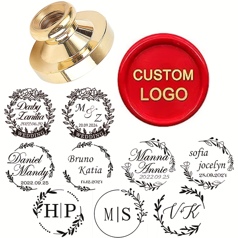 

Create Your Own Personalized Wax Seal Stamp For Weddings, Crafts, Envelopes, Gift Wrapping, And Invitations.