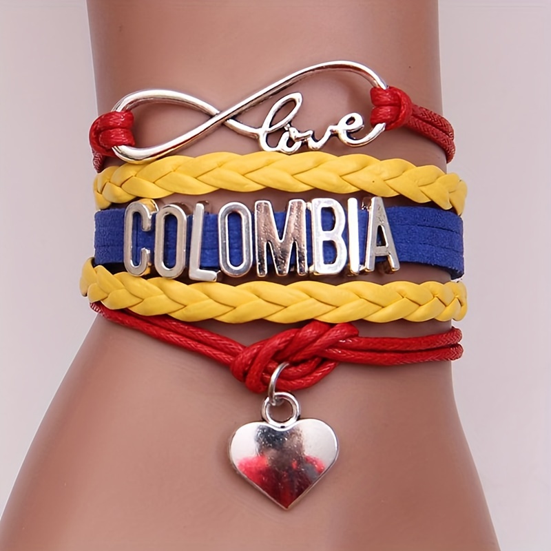 

Colombia Love Weaving Bracelet, Colombia, Love And Love Alloy, Elegant And