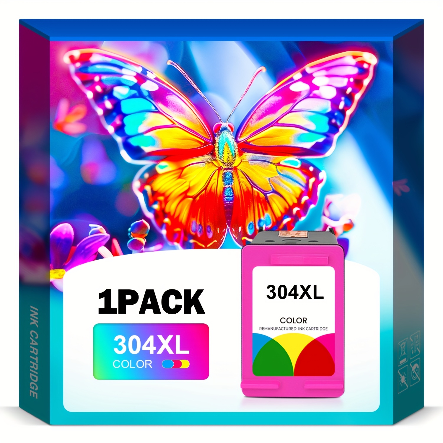 Image of Compatible For 304xl Ink Cartridges Suitable For 2620/2630/3720/3721/3730 & 5010/5020/5030 Printers, High- Replacement Toner Refill, Compatible For 304/304xl Printer Cartridges
