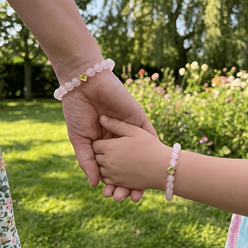 Mother's Day Heart-Shaped Bracelets for Family