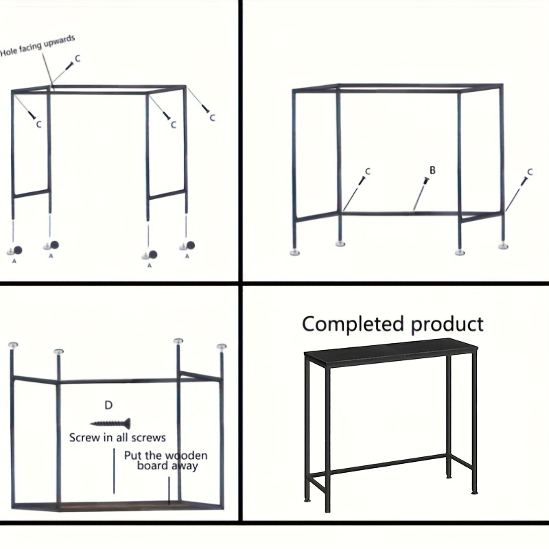 1 Mesa Consola Estrecha de Madera y Metal Negra, 29.5 Pulgadas (Aprox. 74.9 cm), Pequeño Escritorio para Entrada, Mesita Lateral Delgada con Repisa Expositora Ideal Para Pasillos, Dormitorios, Salas & Vestíbulos