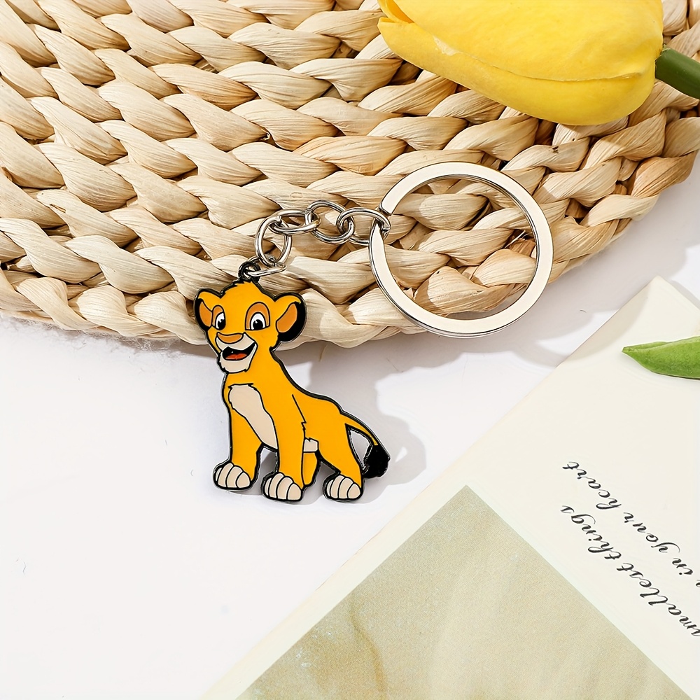 

1/2pcs Of Disney Cartoon Metal Keychain, Cute And Trendy Animal Keyring, Bag Decoration Pendant.