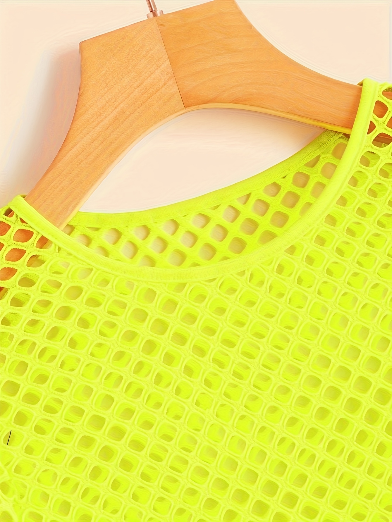 shorts fluorescent yellow tank top