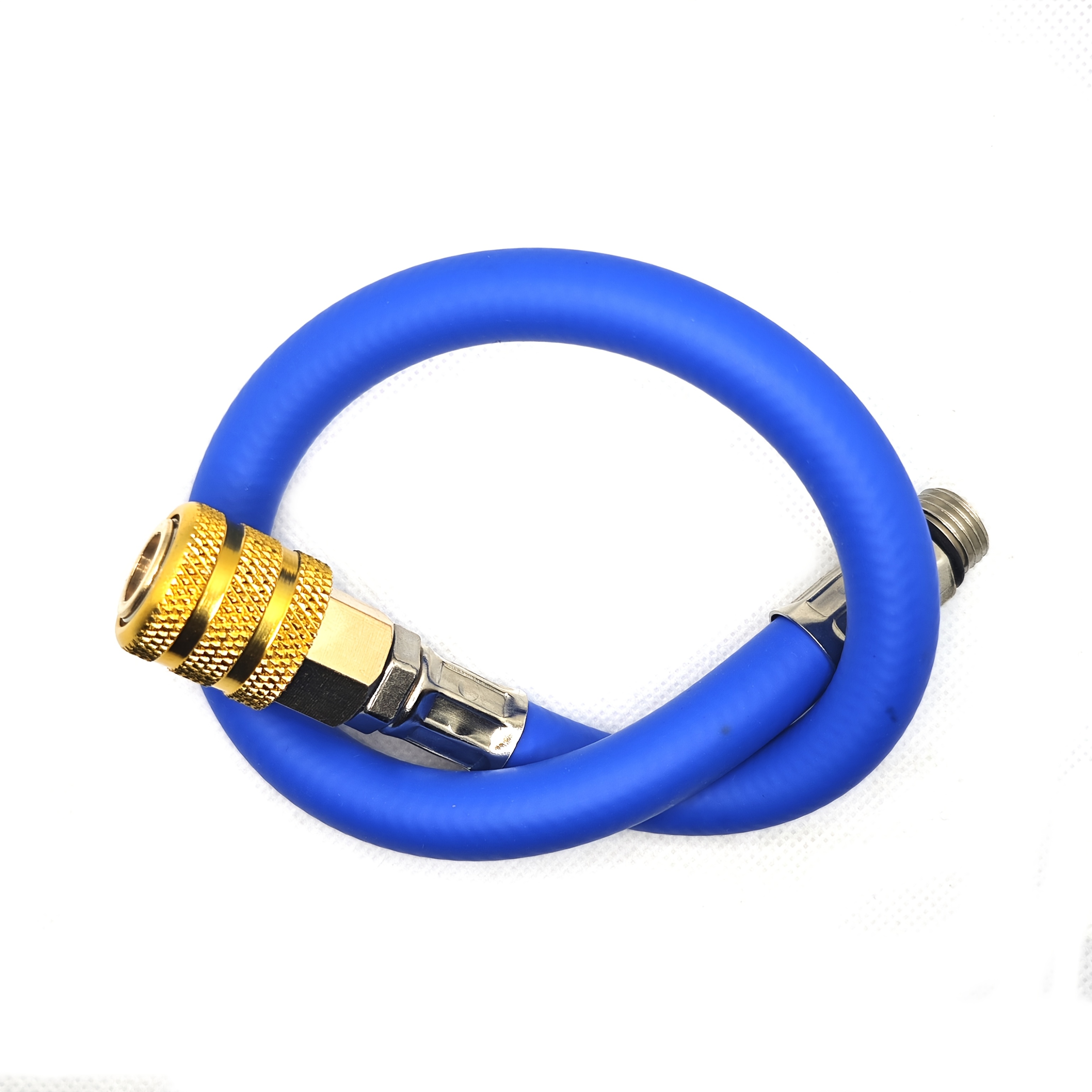 Image of Tire Inflator Extension Hose, Tire Air Locking Tire Inflator Nozzle, Tire Inflator Pump Quick Connect Adapter For Car Motorcycle Bicycle
