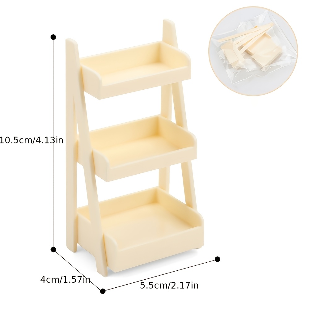 Mini Portable Multi-Layer Storage Rack for Kitchen, Bathroom & Office