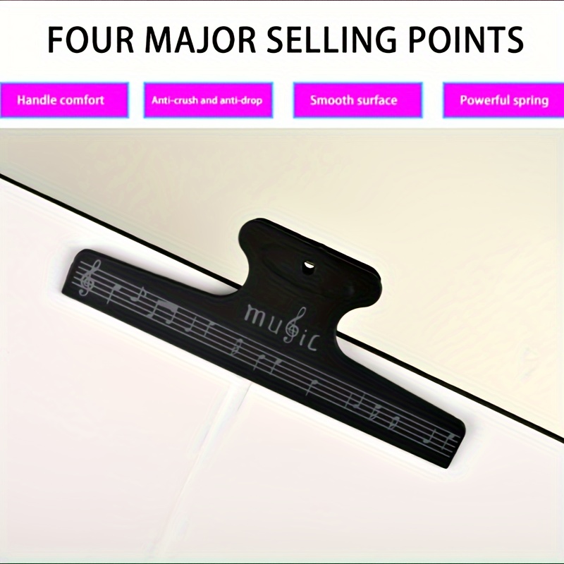 Music Clip, Premium Notation Clip, Book Clip, Stationery Folder Clip, Fixed Music Notation Clip, Musical Note Paper Clips, Piano Music Notation Clip, Drum Music Clip, Musical Instruments Accessories