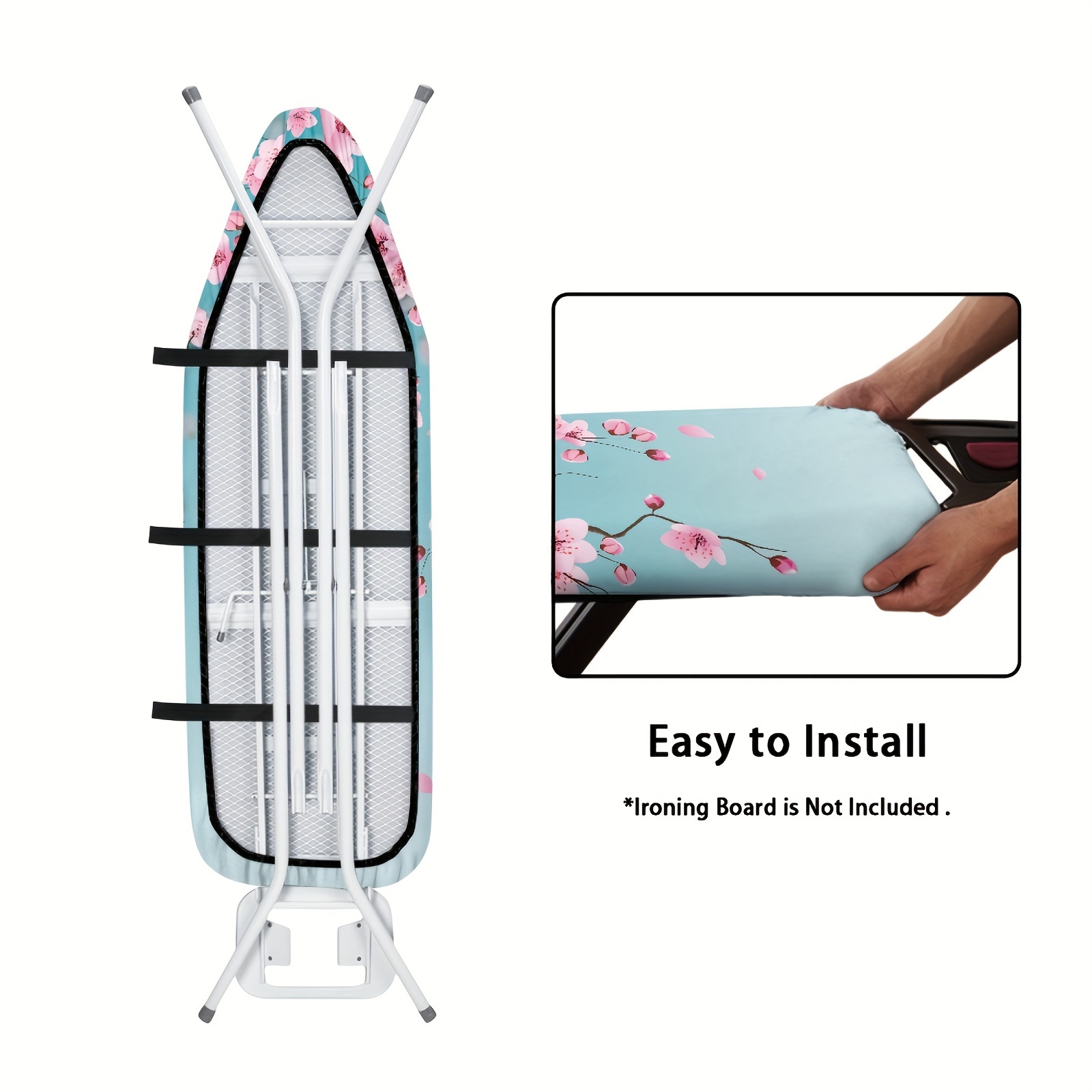   ironing board cover with cherry   design non heat resistant dustproof replacement ironing board covers for home decor   1 piece details 9