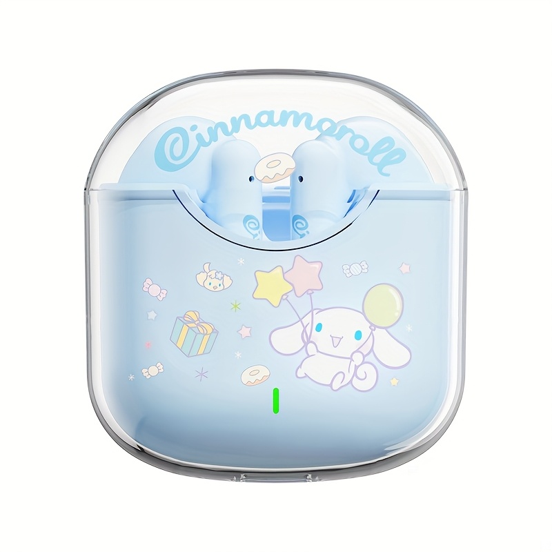 TEMU [authorized] Wireless Headphones, Kuromi Pompompurin My Melody Melody, 5 Different Styles , Cute Design Gaming Earbuds , Convenient For ,