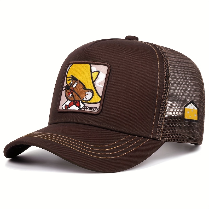 E-shop WB Speedy Offiziell Lizenzierter Baseball für Männer & Frauen - Speedys ikonisches mexikanisches Sombrero-Logo, atmungsaktives Mesh-Rückenteil,