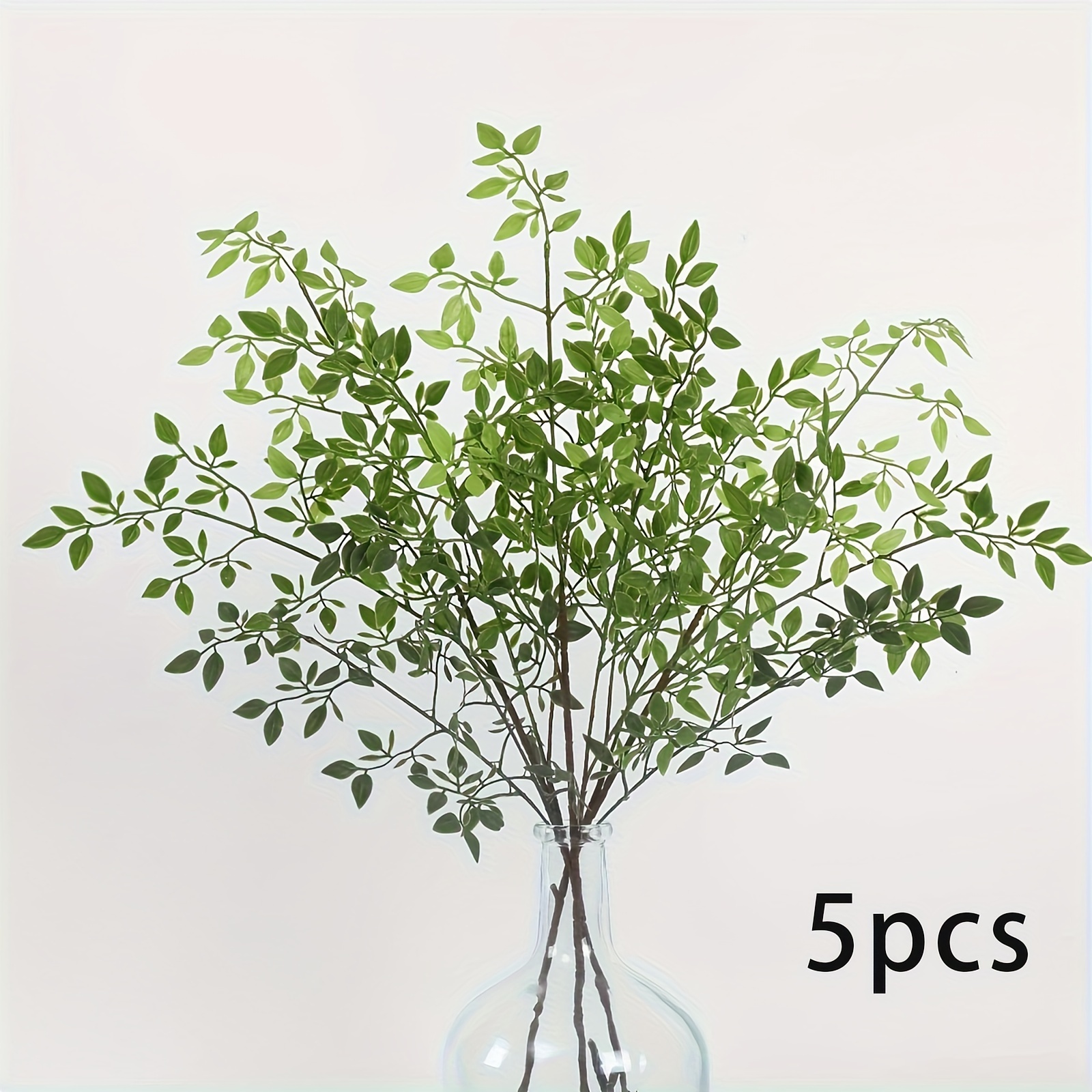 5pcs, Artificial , Artificial Domestica Artificial , Suitable For Home Decoration In Summer And Autumn, Plastic Fake Branch Desktop Decoration, Fireplaces, Christmas, Hanukkah, And 's Decoration
