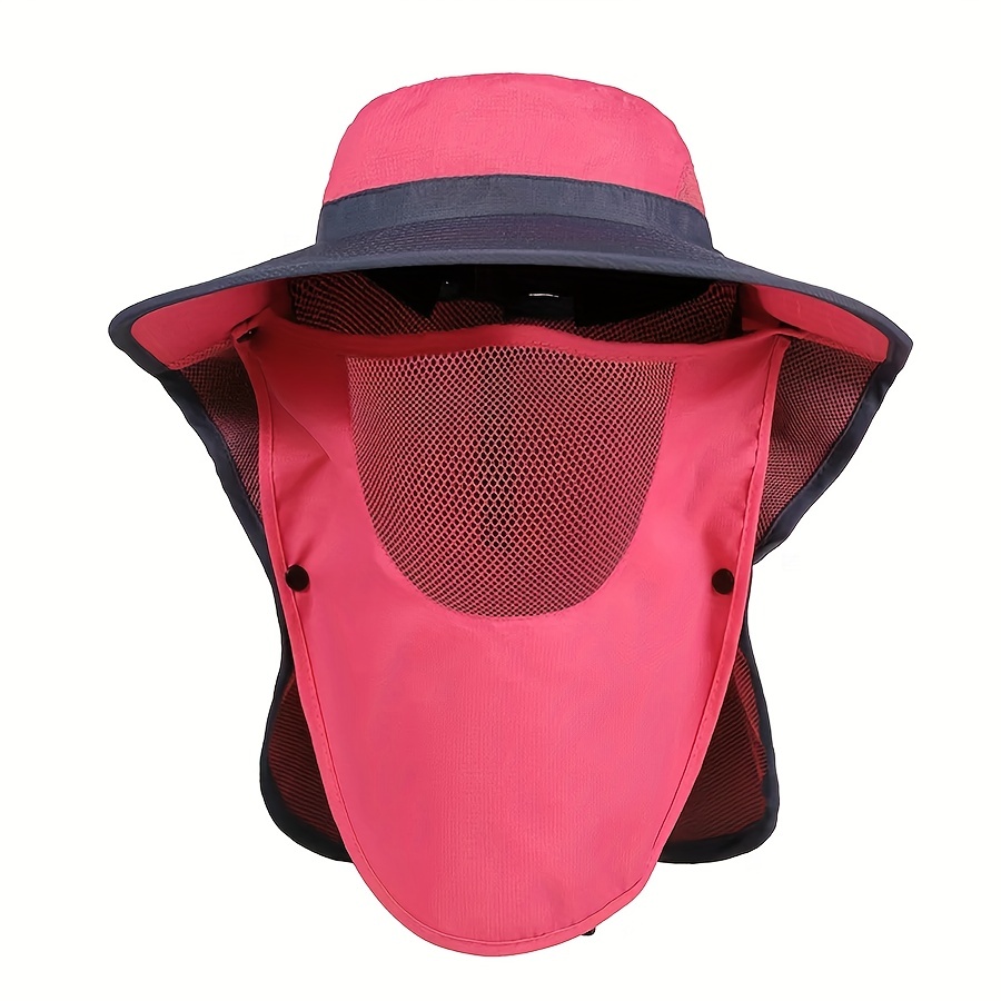 Summer Sunshade Sunscreen Hat Outdoor Face Mask Hat Electric - Temu