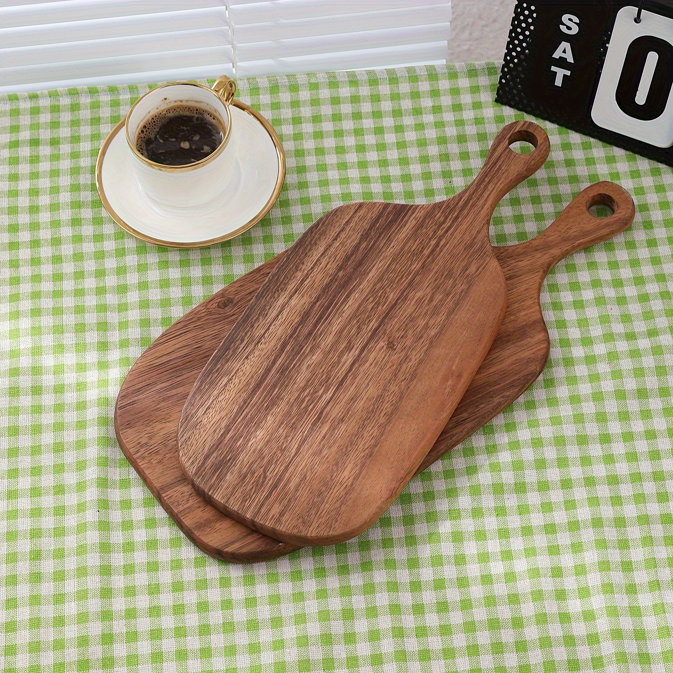 

Acacia Wood Cutting Boards For Food Contact - Bread Board And Cheese Tray Set