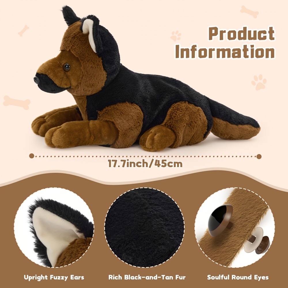 MorisMos Large German Shepherd Teddy Soft Toy
