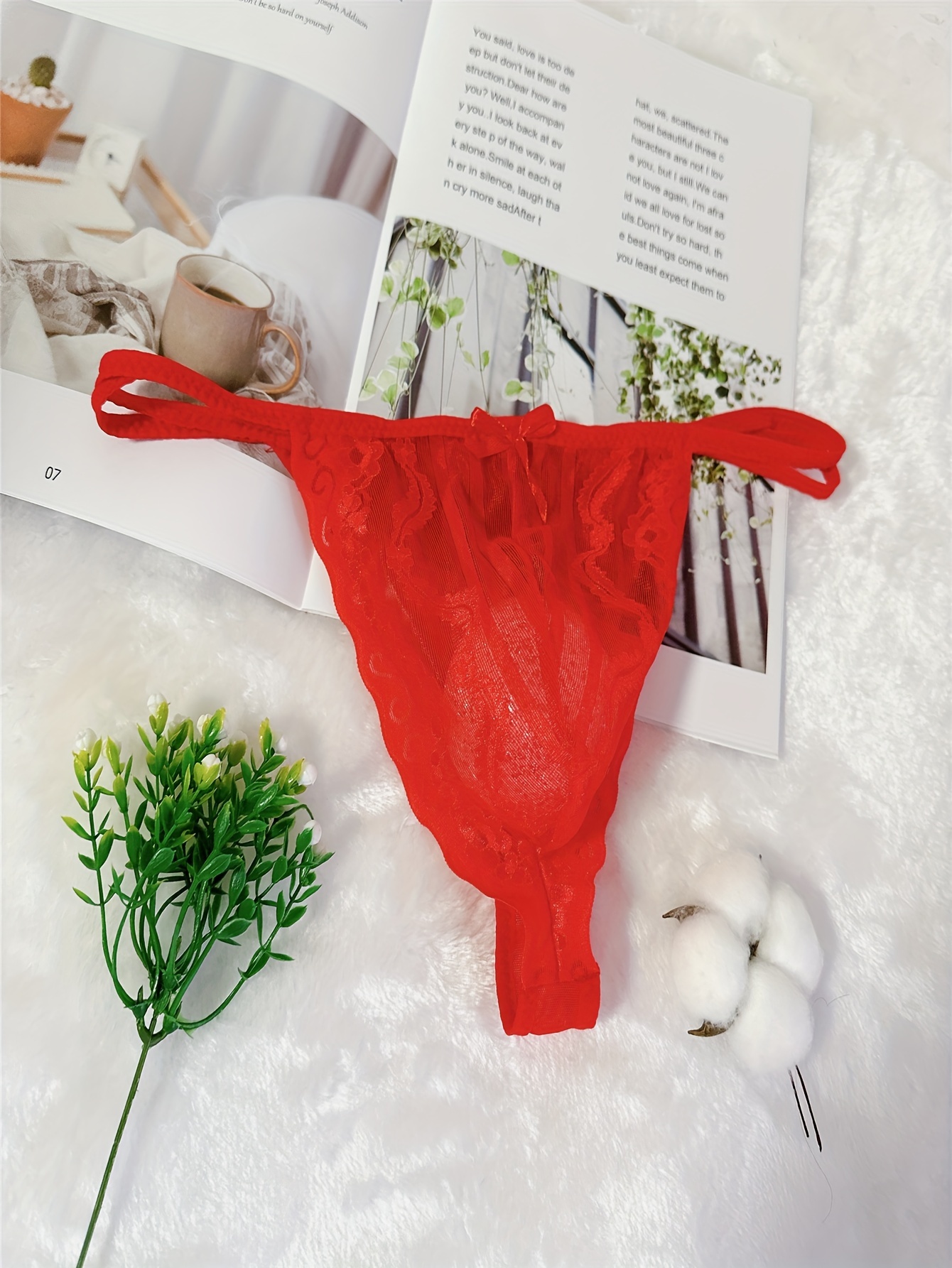 Faringoto Lot De 4 Strings Pour Homme En Coton Sans Trace, 4 Blanches., Small