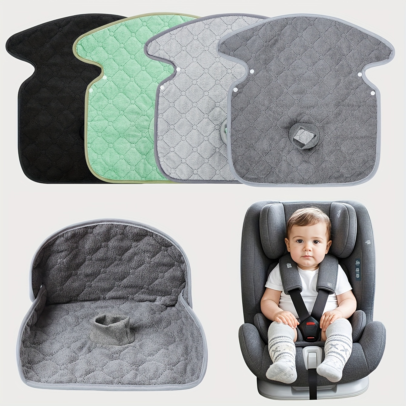 Children's Safety Seat Cushion for Stroller, Breathable and Durable