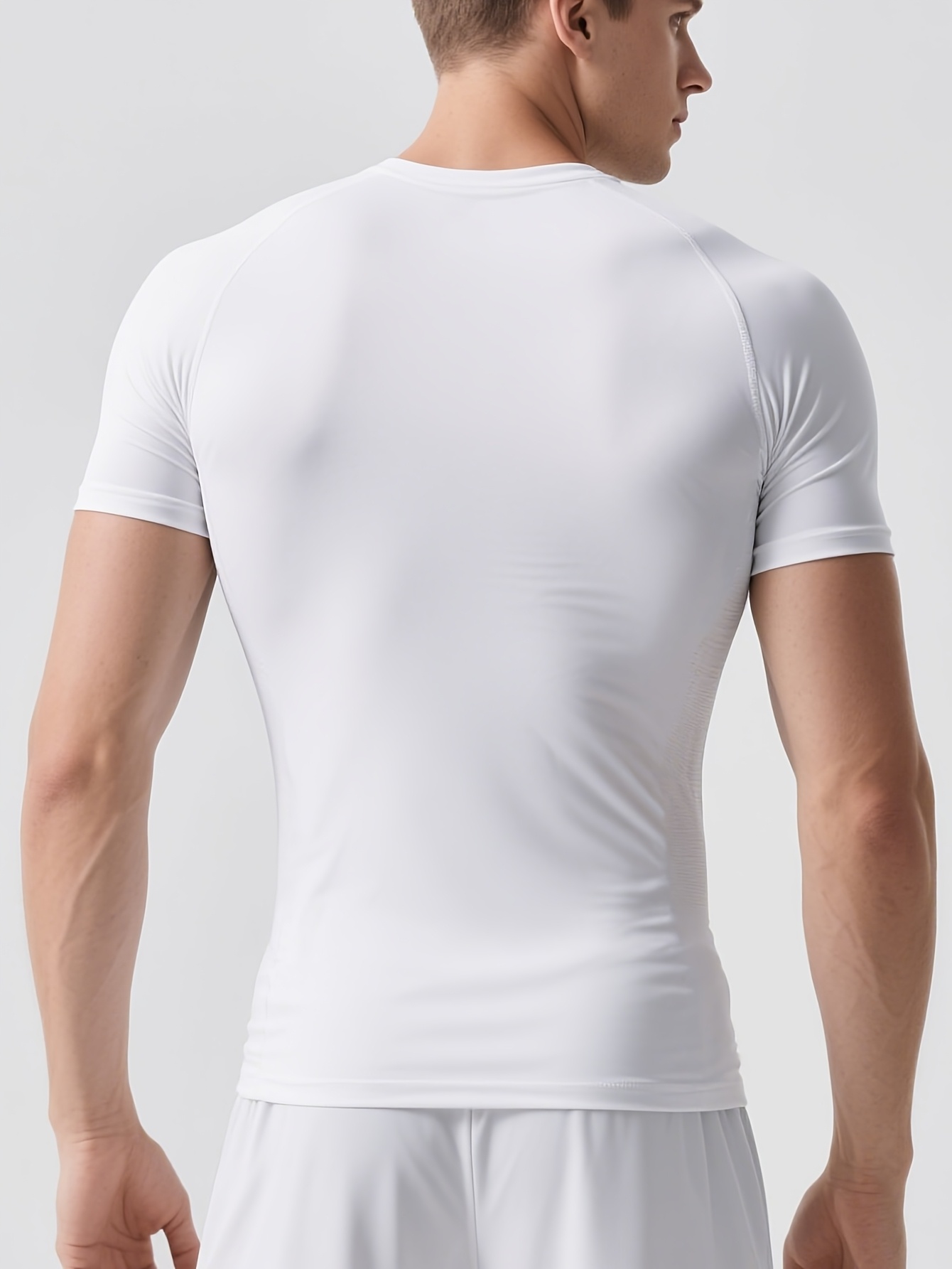 3pcs mens compression workout shirts quick dry moisture Temu